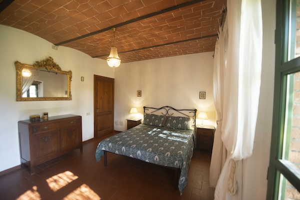 Doppelbett Ferienwohnung Toskana