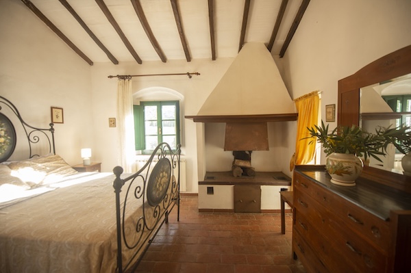 Schlafzimmer Familienurlaub in der Toskana
